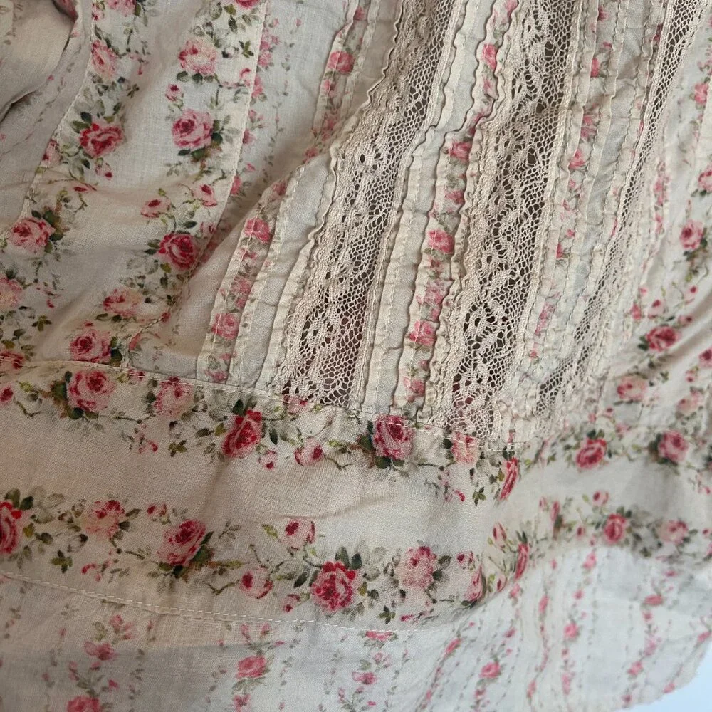 Magnolia Pearl Rsalā Floral Cotton Top Size: O/S - Picture 13 of 16